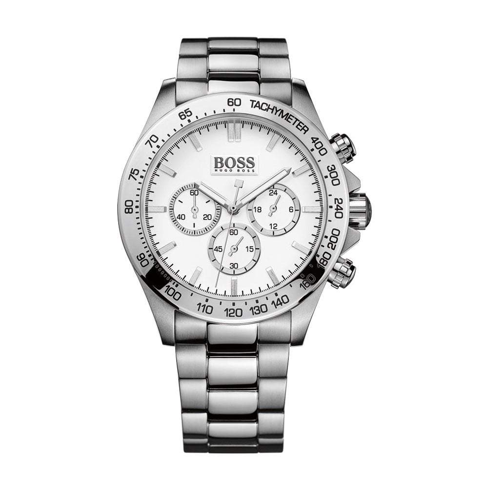 Hugo Boss Men's Watch Chronograph Ikon Silver - HB1512962